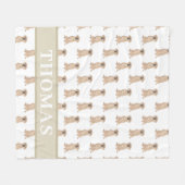 Couverture Polaire Puggle Personnalisé  (Devant (Horizontal))