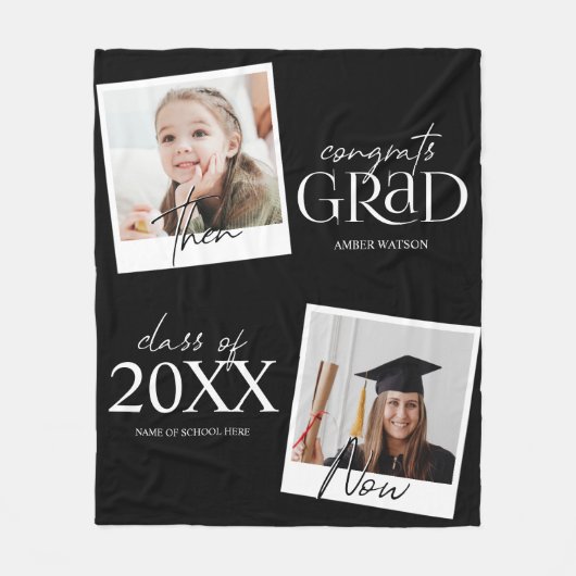 Couverture Polaire Puis Et Maintenant | 2 Faire-part d'obtention d'un (Devant)