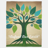 Couverture Polaire "Puissance de guérison de la Terre" (Devant)