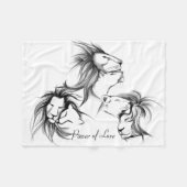 Couverture Polaire Puissance de l'amour (Devant (Horizontal))