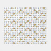 Couverture Polaire Puissance Fleur Rétro "La vie est bonne" - les ann (Devant (Horizontal))