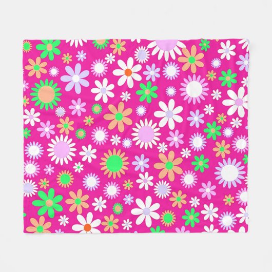 Couverture Polaire Puissance rose (Devant (Horizontal))