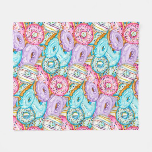 Couverture Polaire Puits d'aquarelle illustrés (Devant (Horizontal))