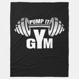 Couverture Polaire Pump It Ness Gym Sport Motivation Men Women Kid