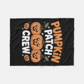 Couverture Polaire Pumpkin Patch Crew Matching Family Fall Autumn (Devant (Horizontal))