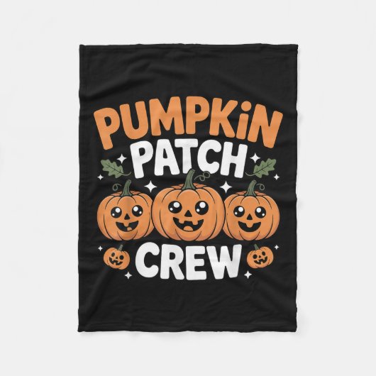 Couverture Polaire Pumpkin Patch Crew Matching Family Fall Autumn (Devant)