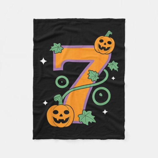 Couverture Polaire Pumpkin Six Seven 67 Matching 7 Halloween Couple  (Devant)