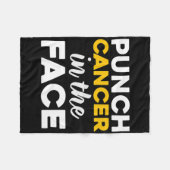 Couverture Polaire Punch (enfance) Cancer dans le visage sensibilisat (Devant (Horizontal))