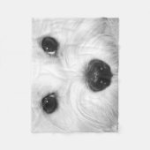 Couverture Polaire Puppy Love Maltese Magic en un coup d'oeil (Devant)