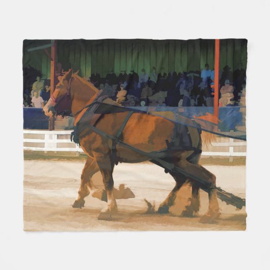 Couverture Polaire Pure Horsepower - Horse Pulling Event (Devant (Horizontal))