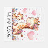 Couverture Polaire Pure Love (Devant (Horizontal))