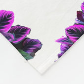 COUVERTURE POLAIRE PURPLE CALATHEA (Coin)