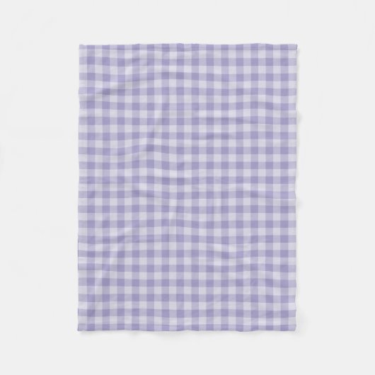 Couverture Polaire Purple Checkerboard Pattern (Devant)