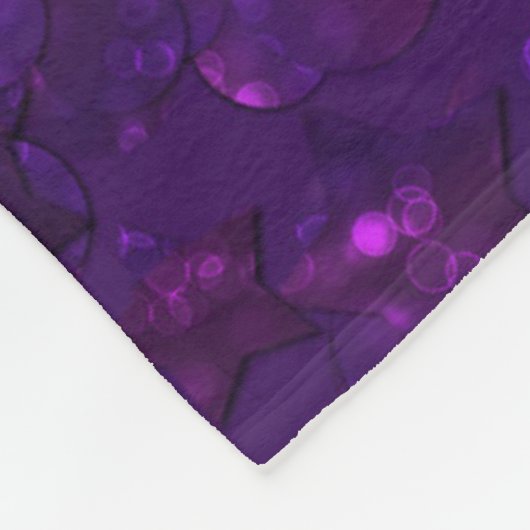 Couverture Polaire Purple confeti (Coin)