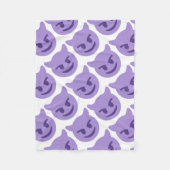 Couverture Polaire Purple Devil Emoji (Devant)