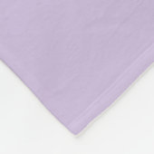 Couverture Polaire Purple fille personnalisée (Coin)