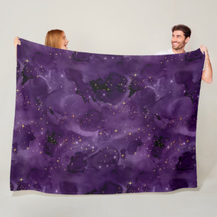 Couverture Polaire Purple Galaxy Series Design 8 