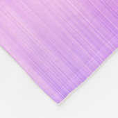 Couverture Polaire Purple Glitter Sparkle Eyelashes Monogram (Coin)