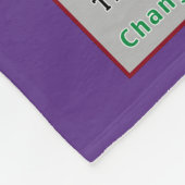 Couverture Polaire Purple, Grey, idées cadeaux pour les entraîneurs d (Coin)