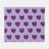 Couverture Polaire Purple Heart Fleece Blanket (Devant (Horizontal))