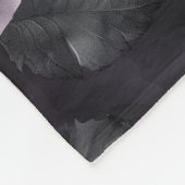 Couverture Polaire Purple Lavender Moody Rose Floral Goth (Coin)