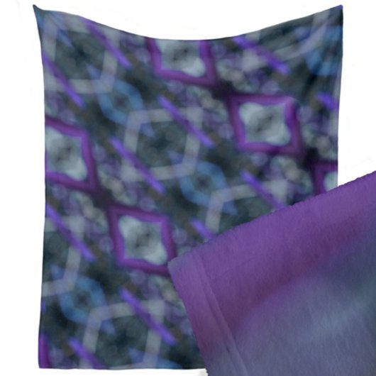 Couverture Polaire Purple Medley Boho Chic