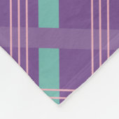 Couverture Polaire Purple Plaid (Coin)