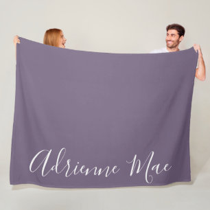 Couverture Polaire Purple Simplement Personnalisé