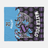 Couverture Polaire Purple - Water Polo 🤽 ‍ Sport ♀️ dans (Devant (Horizontal))