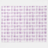 Couverture Polaire Purple White Stripes  (Devant (Horizontal))