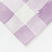Couverture Polaire Purple White Stripes  (Coin)