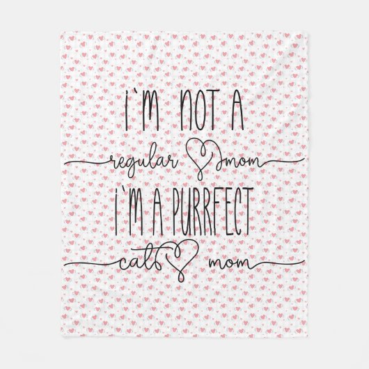 Couverture Polaire Purrfect Chat Maman (Devant)