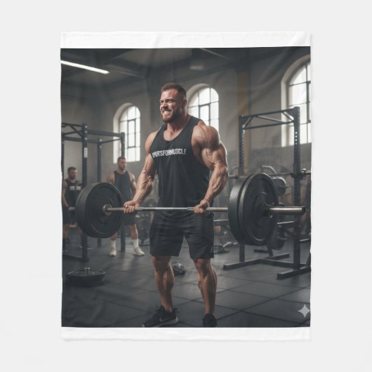 Couverture Polaire Push your limit (Devant)