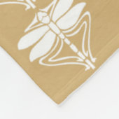 Couverture Polaire Putty Arts and Crafts Dragonflies (Coin)