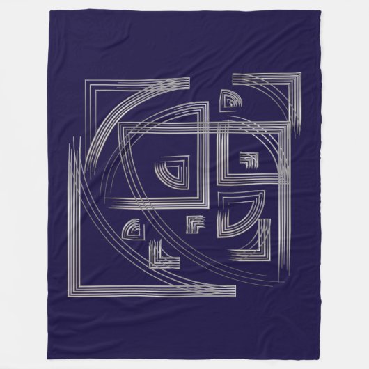 Couverture Polaire Puzzle Fibonacci (Devant)