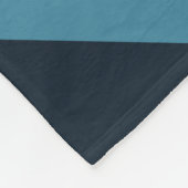 Couverture Polaire Pyramides bleu foncé (Coin)