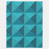 Couverture Polaire Pyramides d'azur (Devant)