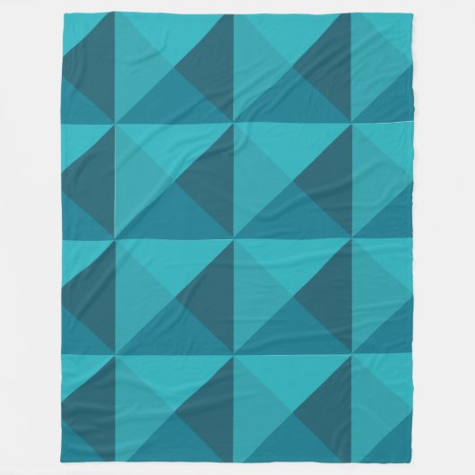 Couverture Polaire Pyramides d'azur (Devant)