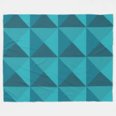 Couverture Polaire Pyramides d'azur (Devant (Horizontal))