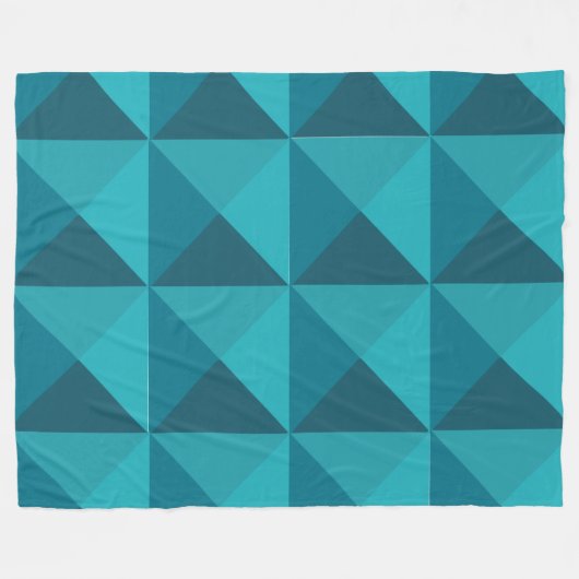Couverture Polaire Pyramides d'azur (Devant (Horizontal))