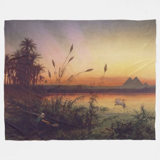 COUVERTURE POLAIRE PYRAMIDES D'EGYPTE (Devant (Horizontal))