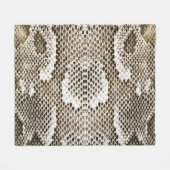 Couverture Polaire Python Skin : Design Motif animal (Devant (Horizontal))
