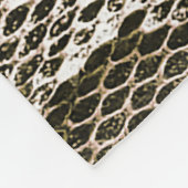 Couverture Polaire Python Skin : Design Motif animal (Coin)