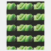 Couverture Polaire python vert (Devant)