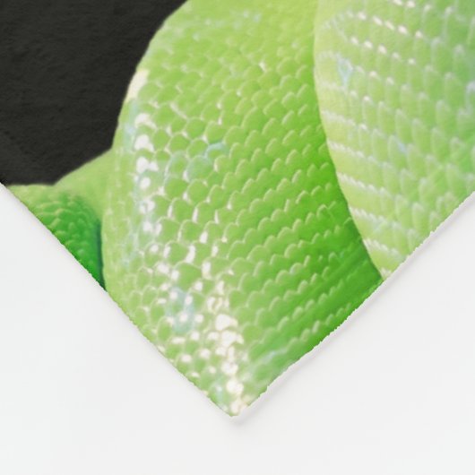 Couverture Polaire python vert (Coin)