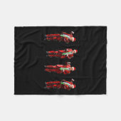 Couverture Polaire Qr Trump Dance Code Président Analyse De L'Instruc (Devant (Horizontal))