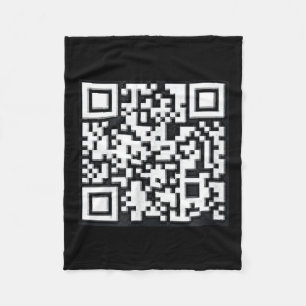 Couverture Polaire Qr Trump Président Trump Dance Code Funny Uni