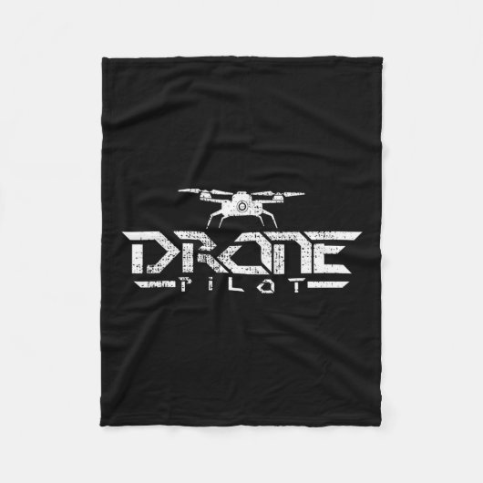 Couverture Polaire Quadcopter cadeau drone (Devant)