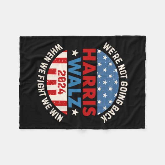 Couverture Polaire Quand Nous Combattons Nous Gagnons Nous Ne Reviend (Devant (Horizontal))