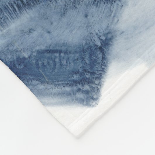 Couverture Polaire Quasars - Cercles bleu encre (Coin)